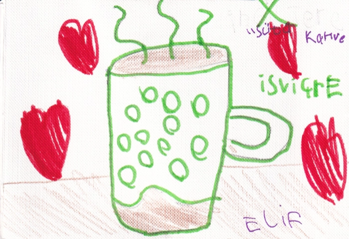 Elif Yücel Postkarte Mail-Art