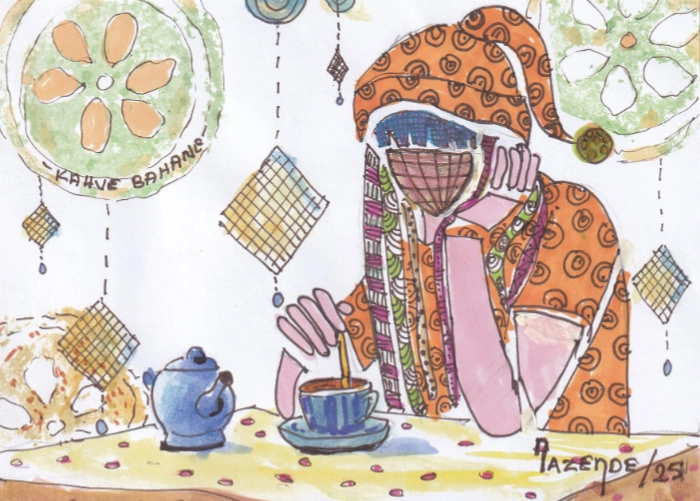 Nazende Yücel Postkarte Mail-Art