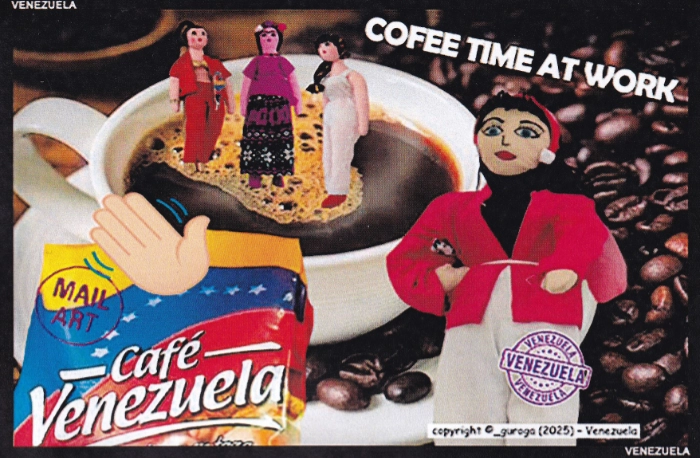 _guroga Postkarte Mail-Art