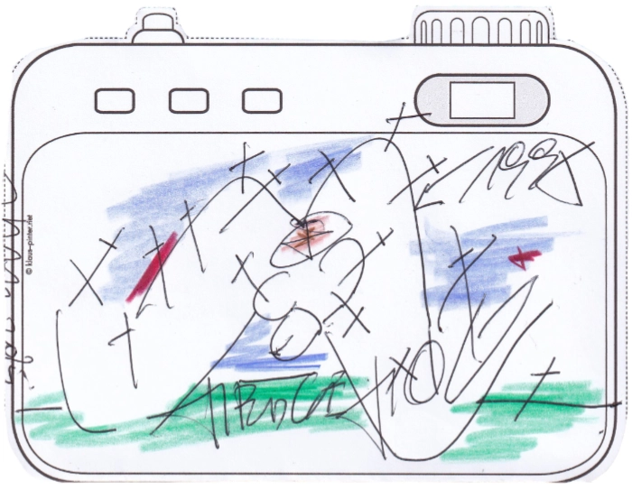 Klaus Pinter Mail-Art Postkarte