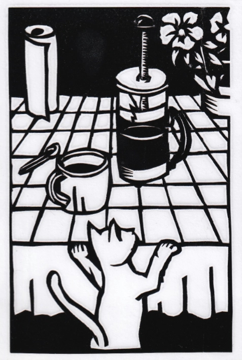 Marius de Schaar Mail-Art Postkarte