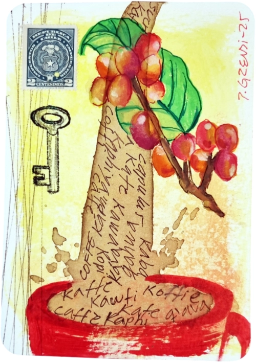 Pablo Carreño Grendi Mail-Art Postkarte