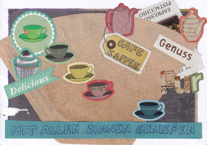 Rosemarie Drews Postkarte Mail-Art