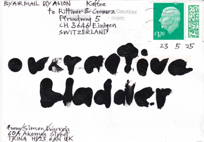 Simon Warren Mail-Art Postkarte