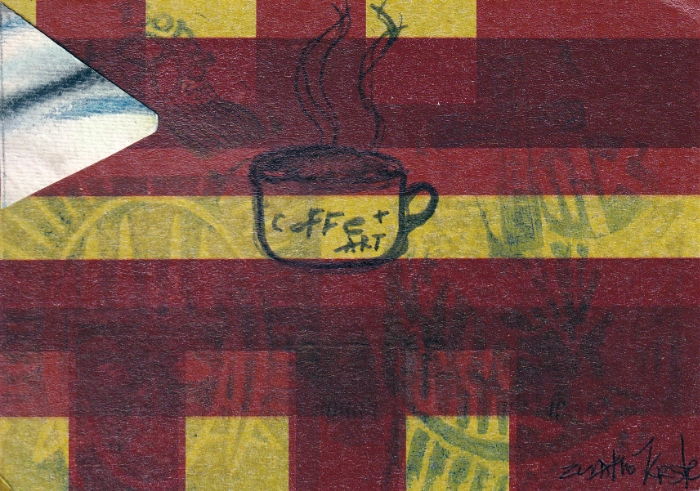 Zlatko Krstevski Mail-Art Postkarte