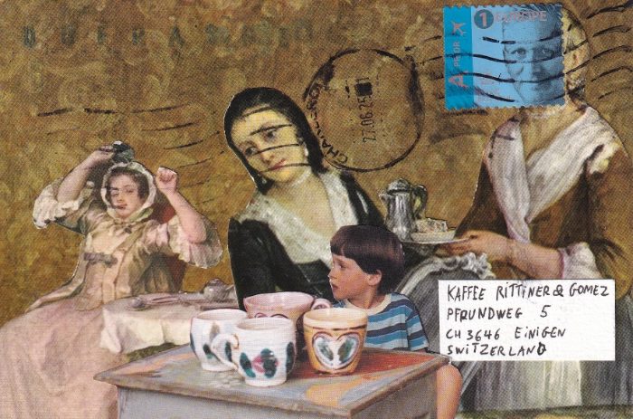 Alexandre Dufrasne Rückseite Postkarte