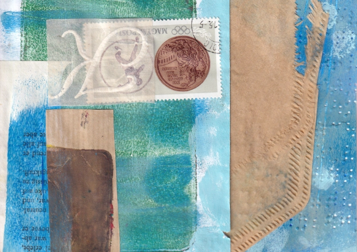 Postkarte Mail-Art Birgit Bächt