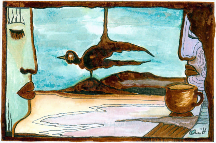 Postkarte Anita Grobelak