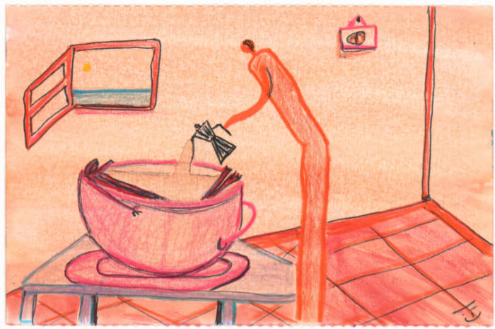 Postkarte Christèle Grünig