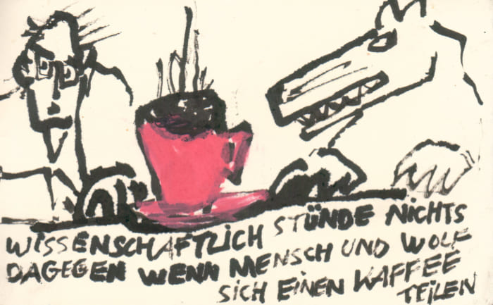 Postkarte Bernd Schneider