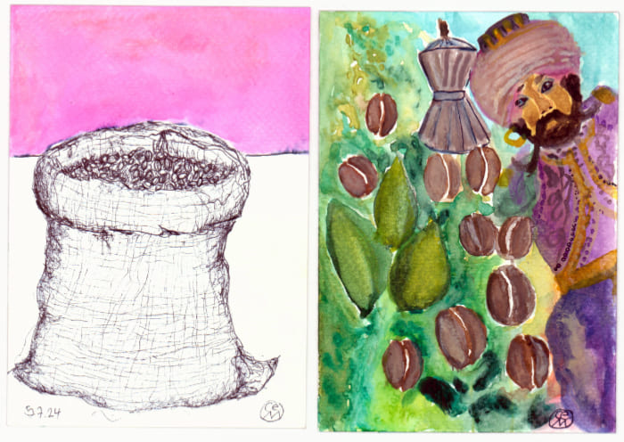 Postkarten Corinna Elena Marti