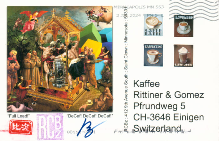 Postkartenrückseite Postkarte RCBz