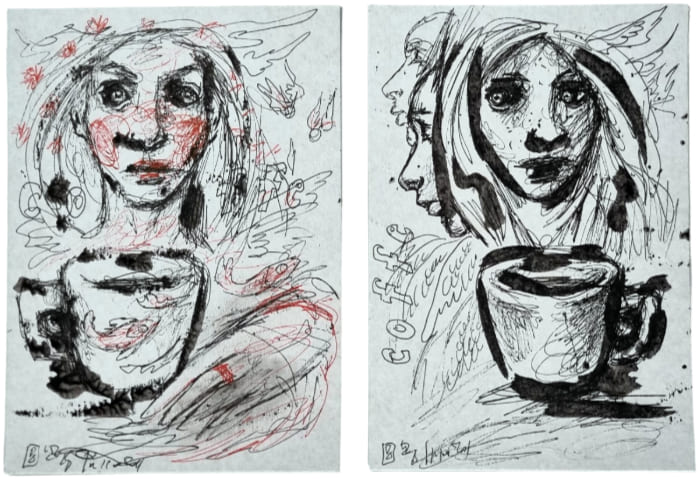 Postkarten Irina Tall Novikova