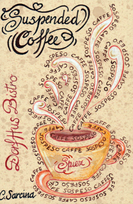 Postkarte Carmala Sarcina