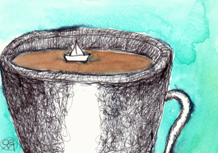 Postkarte Corinna Elena Marti