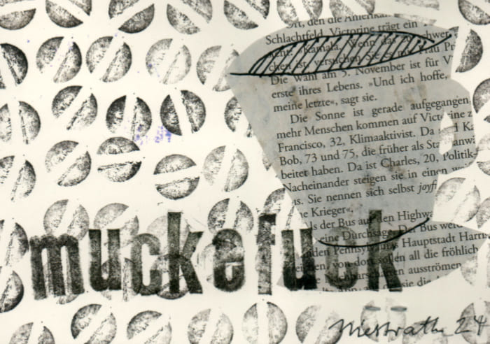 Postkarte Mail Art Postcard Christa Niestrath