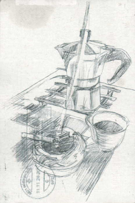 Postkarte Mail Art Cristiano Pallara