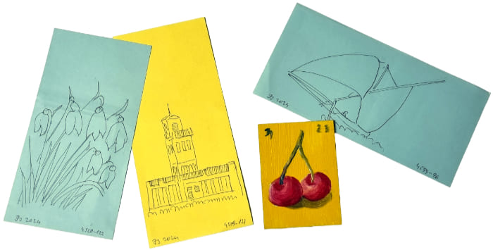 Zeichnungen von Juraj Jonke